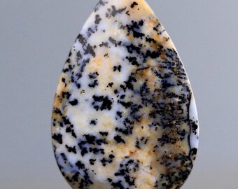 Merliniet dendritische opaal cabochon S9668