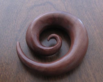 Gorgeous   Large sabo wood spiral ,Jewelry  making Supplies  S8315-E