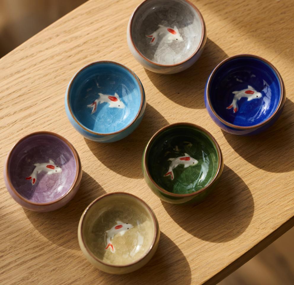 陶器の金魚鉢 - Etsy 日本