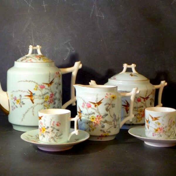 Antique Limoges GDM Porcelain Tea or Coffee Set .Successor Haviland China