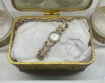 Reloj de pulsera vintage Disney de nácar