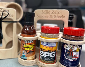 BBQ Caddy for your favorite Spices / Rubs / Sauces / Beer