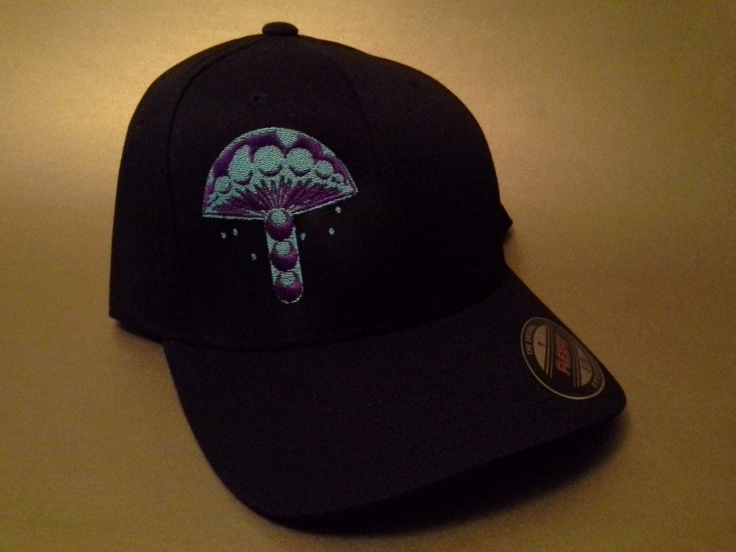 Crop Mushroom Flexfit Hat Curved Brim 