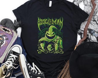 Boogieman Shirt Oogie Boogie Lock Shock Barrel Heavy Metal Halloween Apparel