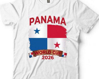 Panama World Cup 2026 Shirt, National Flag Soccer Fan Tee, Canaleros Football Gift