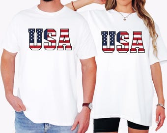 USA Soccer Shirt, 2026 World Cup United States Tee, American Flag Football Fan Gift, Patriotic USA T-Shirt
