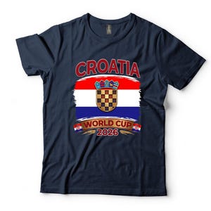 Croatia World Cup 2026 Shirt, National Flag Soccer Fan Tee, Vatreni Football Gift bild 5