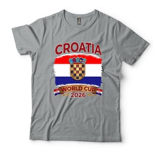 Croatia World Cup 2026 Shirt, National Flag Soccer Fan Tee, Vatreni Football Gift bild 4
