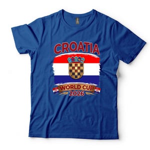 Croatia World Cup 2026 Shirt, National Flag Soccer Fan Tee, Vatreni Football Gift bild 6
