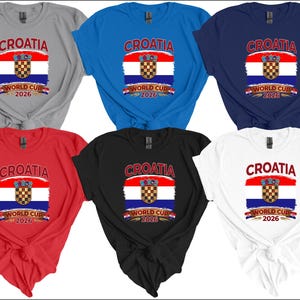 Croatia World Cup 2026 Shirt, National Flag Soccer Fan Tee, Vatreni Football Gift bild 8