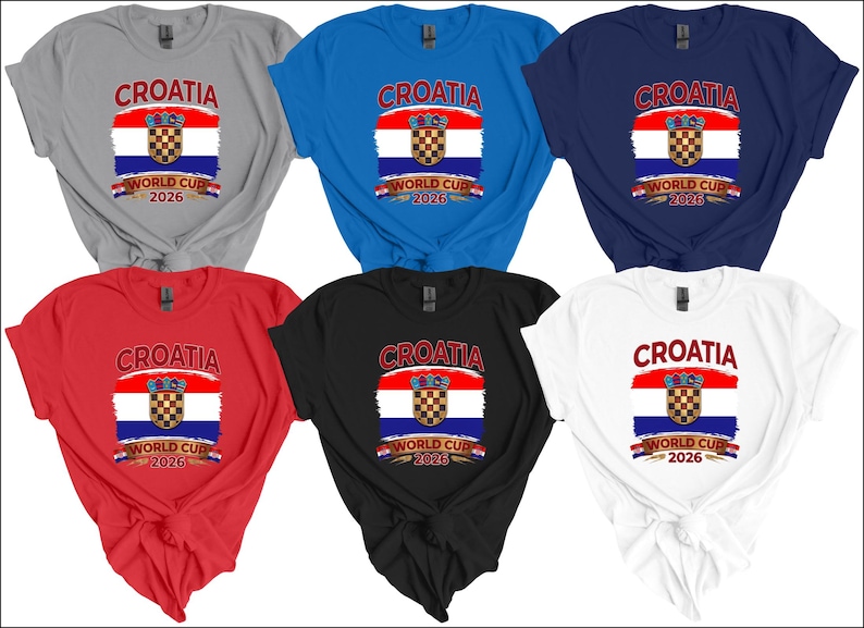 Croatia World Cup 2026 Shirt, National Flag Soccer Fan Tee, Vatreni Football Gift bild 8