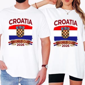 Croatia World Cup 2026 Shirt, National Flag Soccer Fan Tee, Vatreni Football Gift bild 7