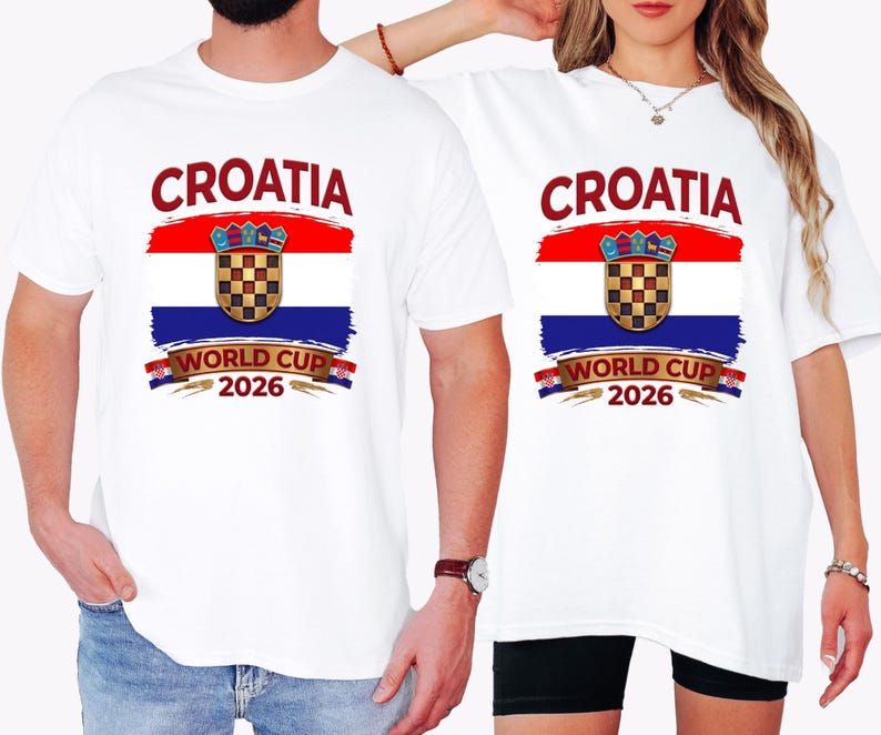 Croatia World Cup 2026 Shirt, National Flag Soccer Fan Tee, Vatreni Football Gift bild 7