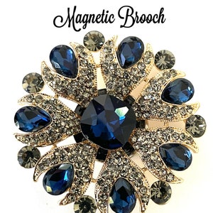 Magnetic Brooch Scarf Pin for Scarves, Blouses, Dresses and Shawls, Magnetic button