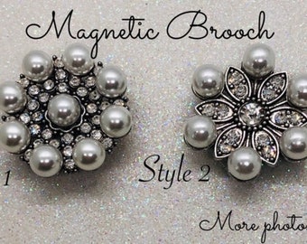 magnetic button dresses and shawls Magnetic Brooch Scarf Pin for scarves blouses