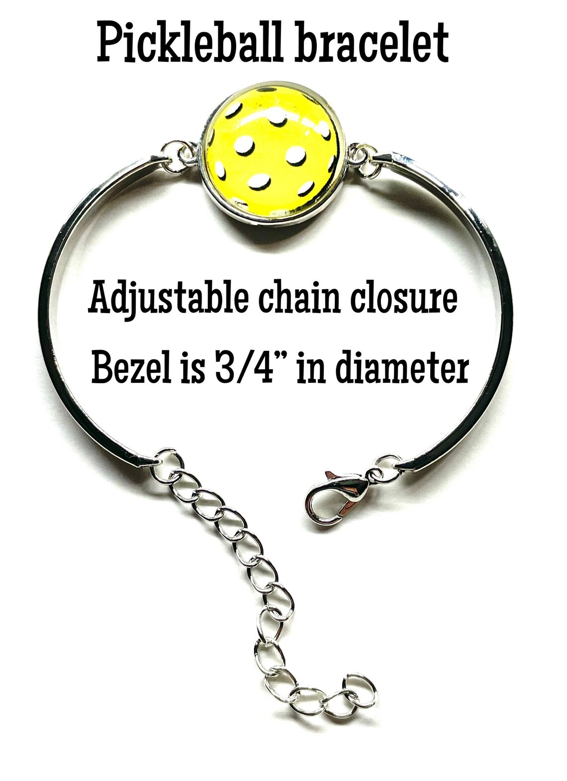 Pickleball Bracelet Pickleball Jewelry Pickleball Gift Etsy