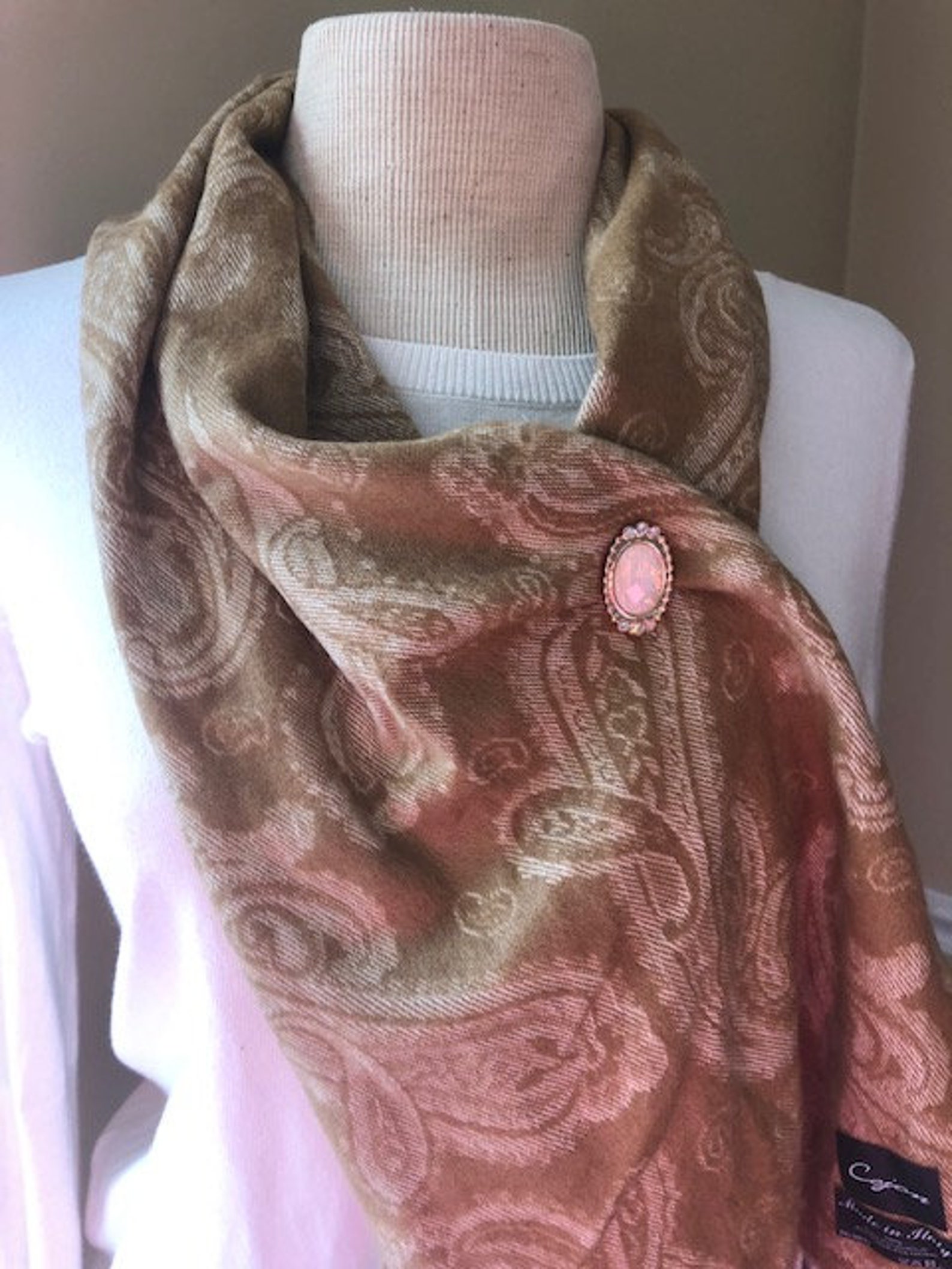 Brooch Pin for Scarves Shawls Coats Etsy