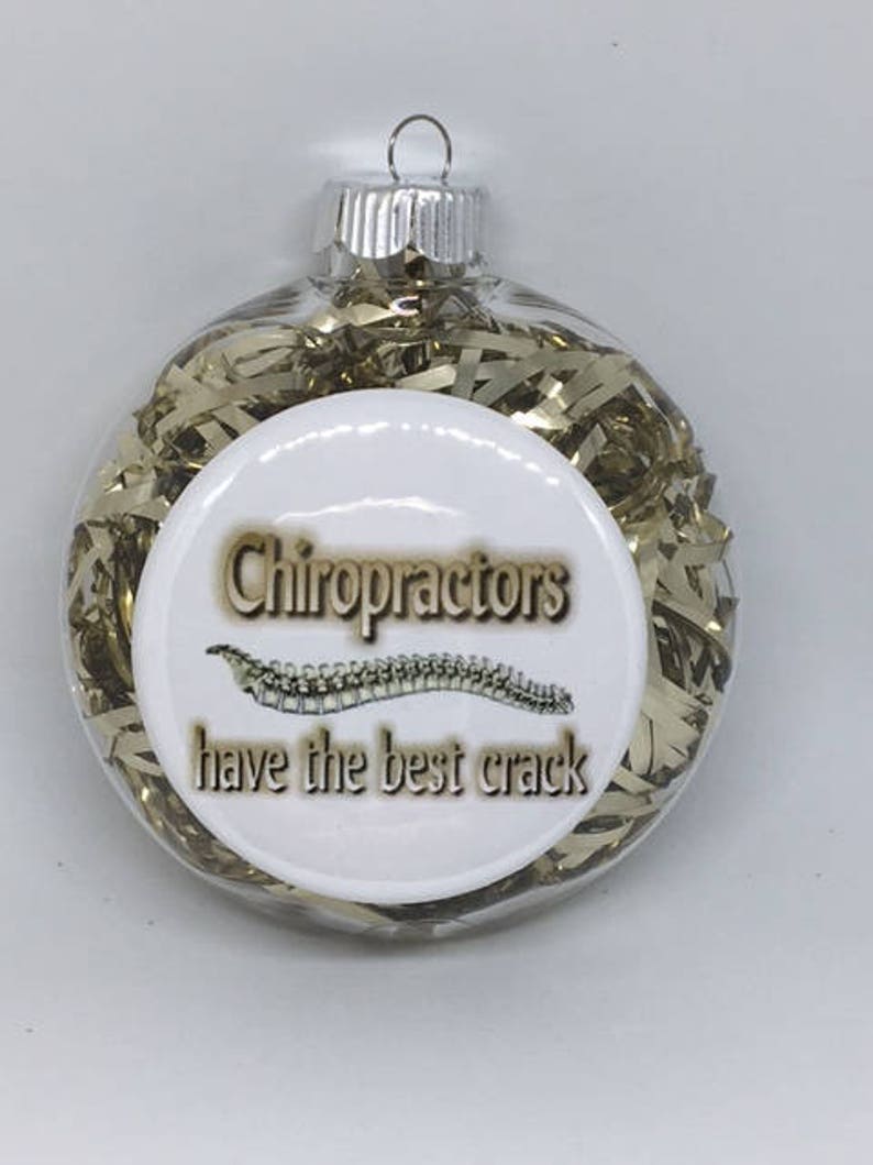 Chiropractor Holiday Christmas Ornament Gift Etsy