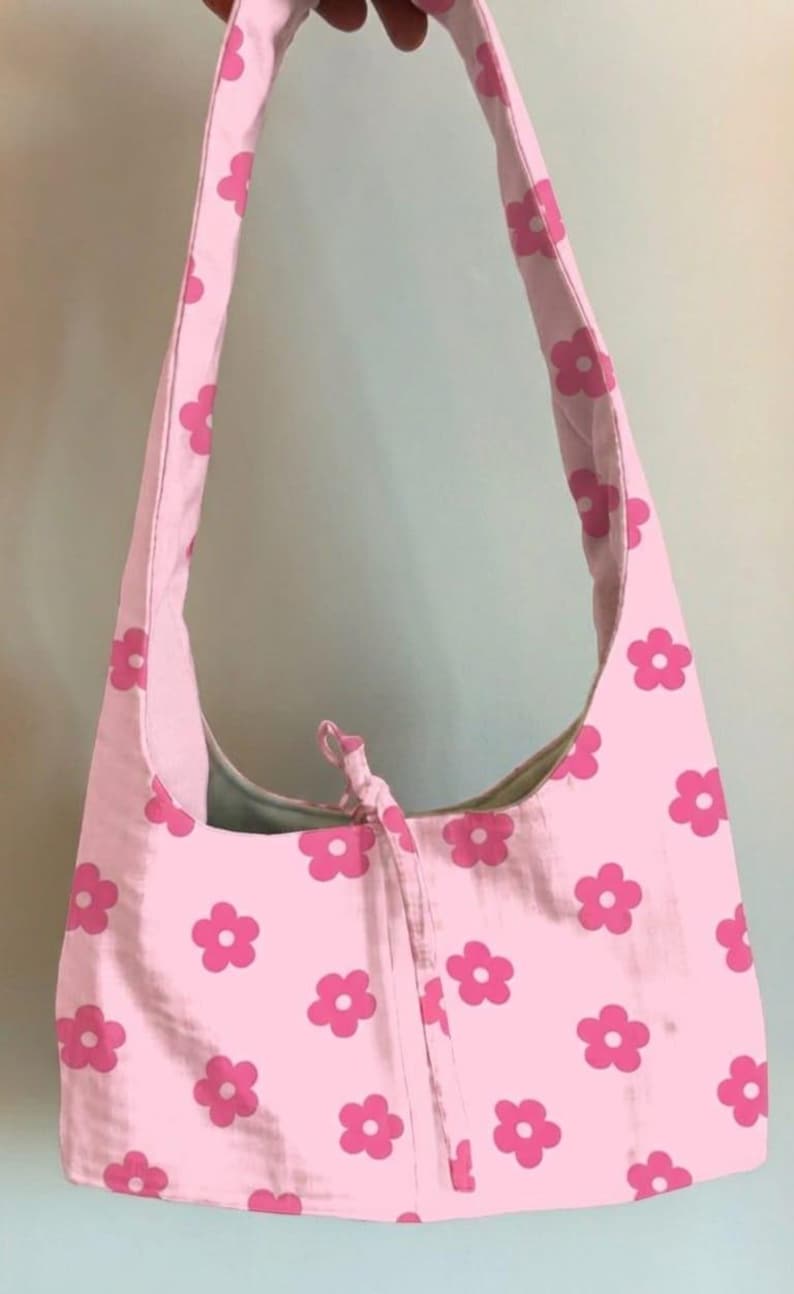 Reversible Slouchy Hobo Bag Sewing Pattern | Integrated Strap Shoulder ...
