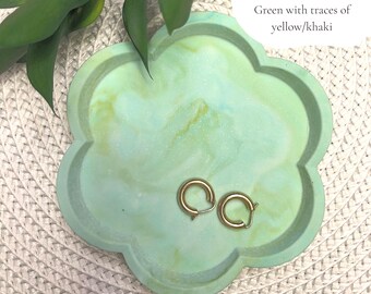 Handmade Jewlery Tray | Unique Trinket Dish | Teacher Gift | Catchall Tray | Personalized Gift  or Desk Decor