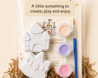Princess Paint Kit for Kids Party Favor | DIY Magnet Painting Kit Non Toxic | Birthday Favor Activity Kit | Creative Kids Gift Idea