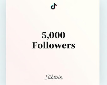 5000 abonnés TikTok | Service de croissance TikTok | Abonnés de livraison rapide | Booster les réseaux sociaux | Promotion TikTok bio