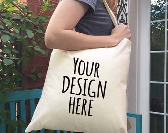 Custom Tote Bag Design - Your Personalized Quote or Logo