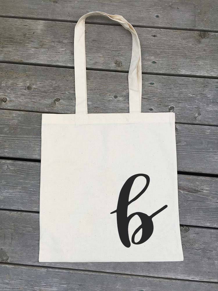 Alphabet Tote Bags Lower Case Calligraphy Style Etsy UK
