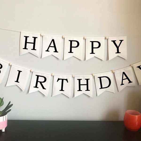 Birthday Banner, Felt Birthday Sign, Reusable Birthday Prop, Birthday Garland, Felt Garland, Party Garland, Birthday Decor, Party Decor