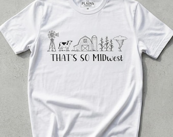 Midwesterner som är så Midwest Meme Indiana Minnesota T-shirt - PNG Digital Produkt
