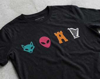 Rolig Spurs Fox Alien Castle Harper T-shirt
