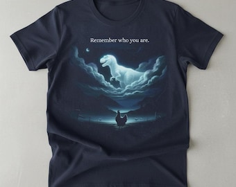 Recuerda quién eres: Camiseta de pollo, dinosaurio y T-Rex (Producto digital)