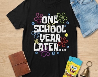Ett skolår senare Sommar sista skoldagen Lärare Barn T-shirt