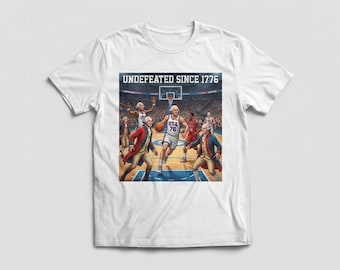 Camiseta del Día de la Independencia de Estados Unidos, 4 de julio, invictos desde 1776