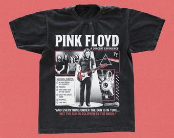 Pink Floyd Concert Experience T-Shirt, Dark Side Moon Prism Graphic Tee