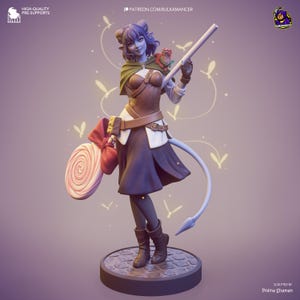 ジェスター・ラヴォア マイティ・ナイン フィギュア | 手描きの彫像 | 3Dプリント コレクターズアイテム