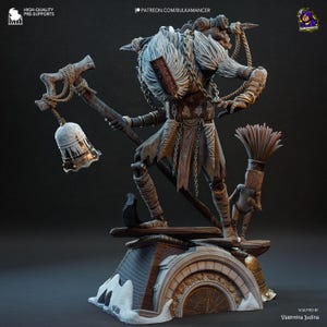 Clair Obscur Expedition 33 Monoco och Noco-figur | Handmålad staty | 3D-utskrift samlarobjekt