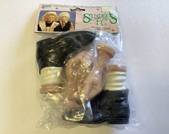 1990 Syndee’s Crafts “Grandpa ARMS & LEGS” Doll Parts, Sealed, NOS