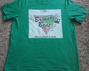 1980's Bronski Beat "SMALLTOWN BOY" Tee Shirt, Size 2XL, **7"Bite 1 - 12"Bitex 1**