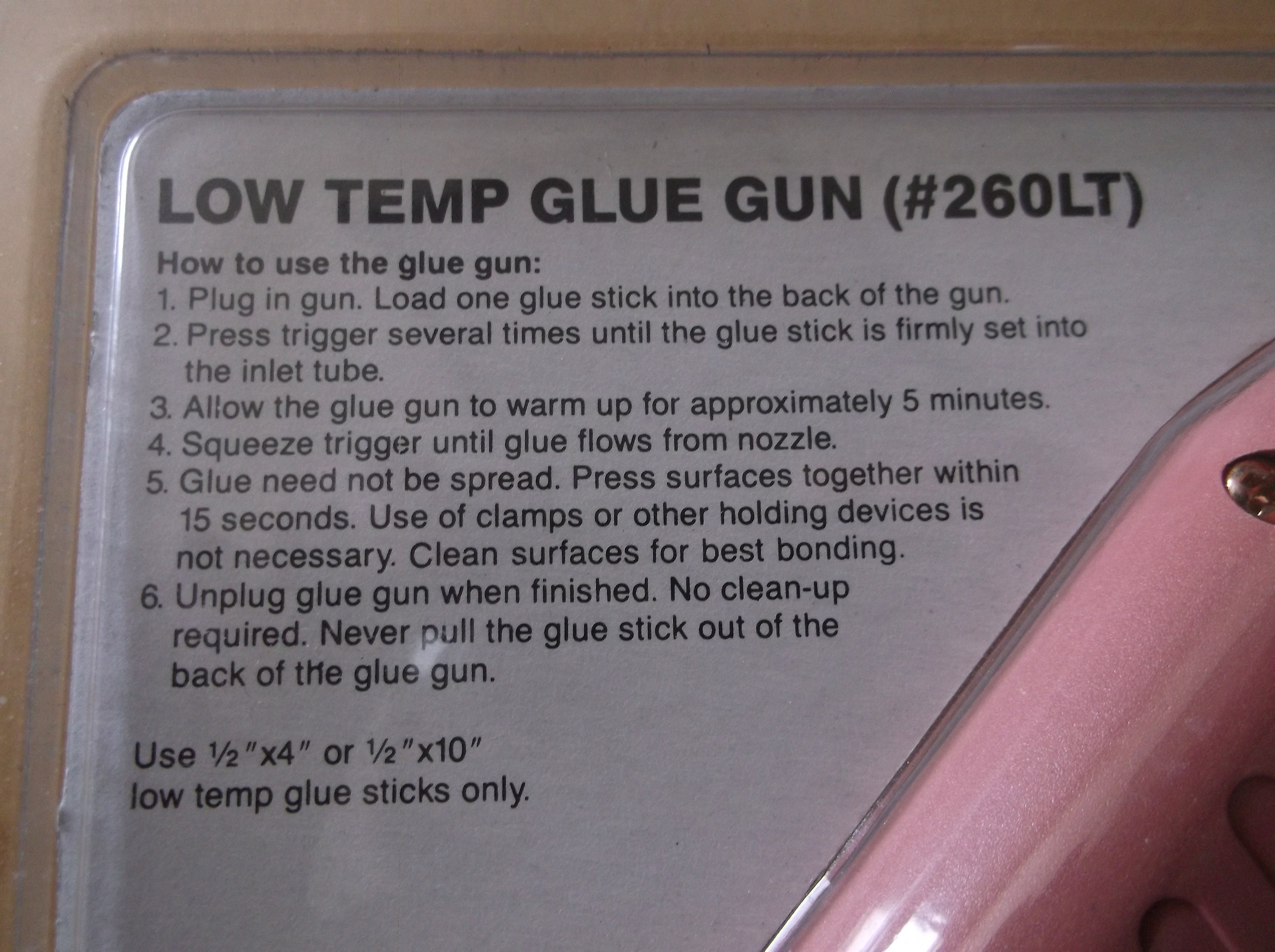 1991 low Temp Glue Gun Model 260LT, Never Opened, All Accessories