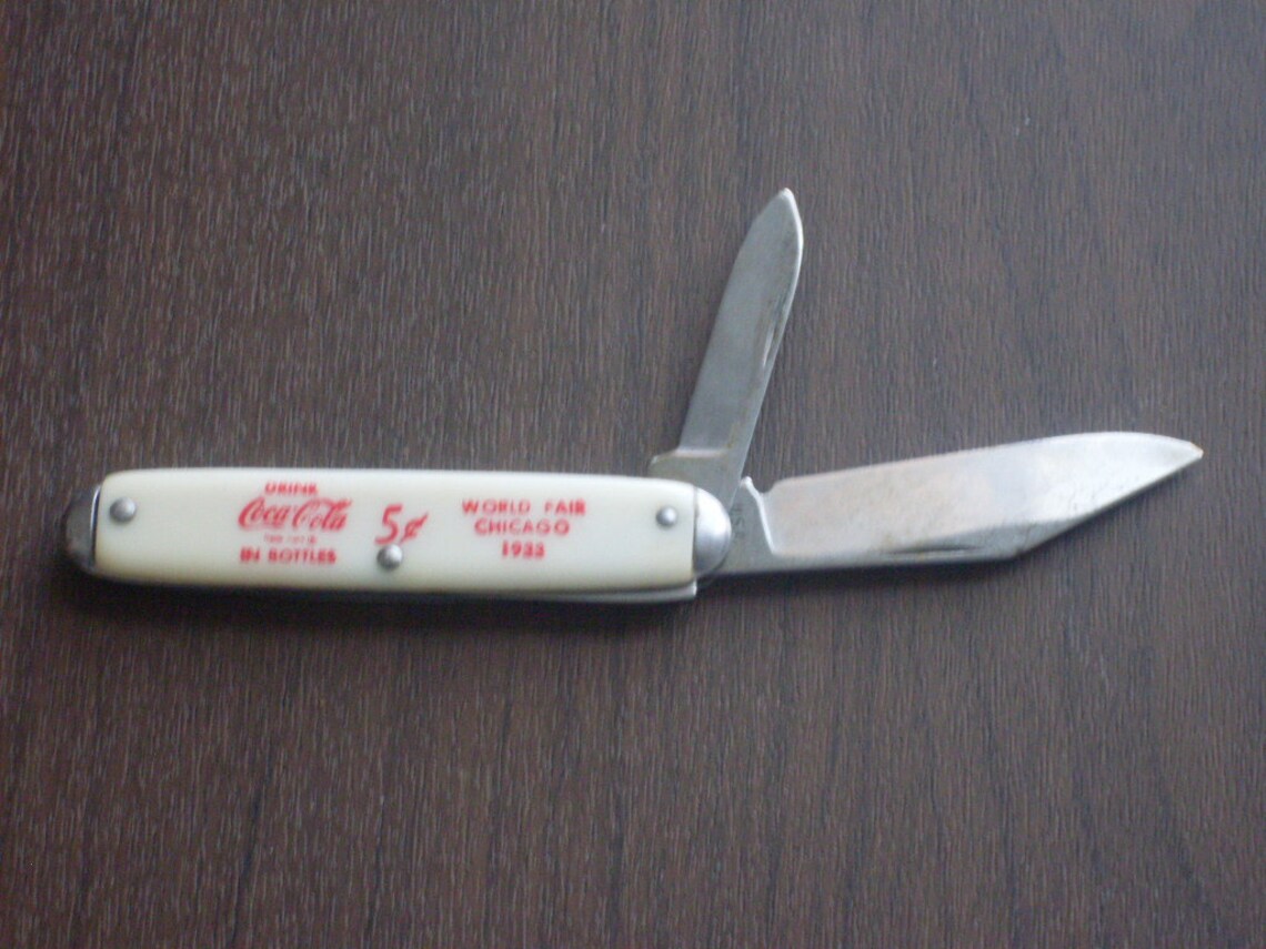 1933 Coca Cola Pocket Knife World Fair Chicago Etsy