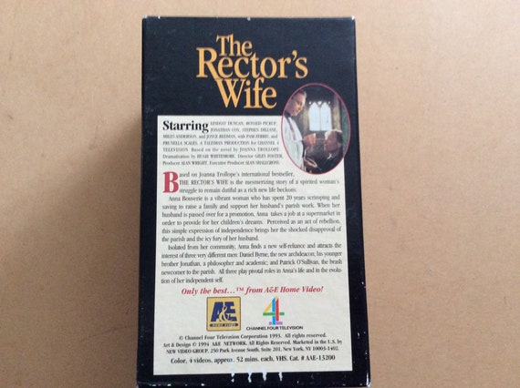 1993/94 A&E the Rectors Wife VHS Box Set, Volume 1-4, Color - Etsy 