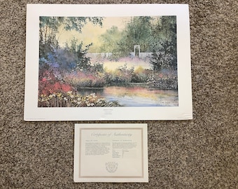 1989 Diane Anderson “Nature’s Own” Art Print, SIGNED and NUMBERED, Limited Edition 140/975, COA Included