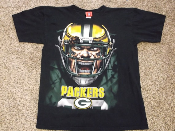 Vintage NFL Green Bay Packers T-shirt Size Large Full Front - Etsy