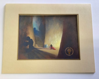 1991 Disney Studios “FANTASIA” Authentic Limited Commemorative Lithograph, COA, Original Protective Envelope