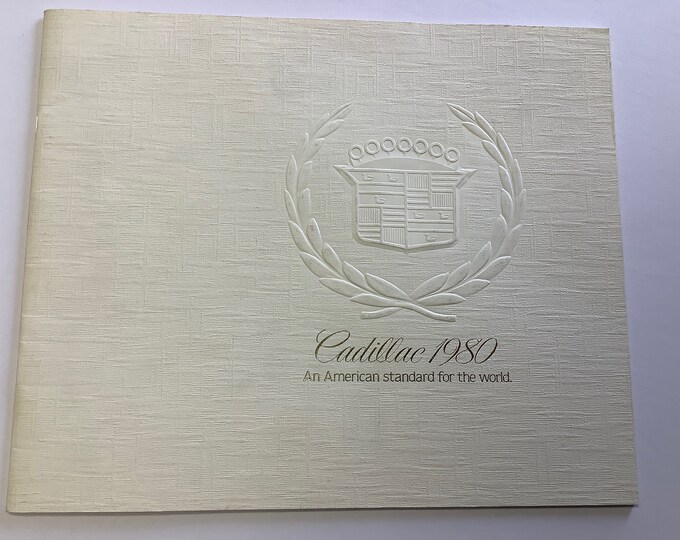1980 CADILLAC Catalog/brochure, Fleetwood Brougham, Coupe De Ville