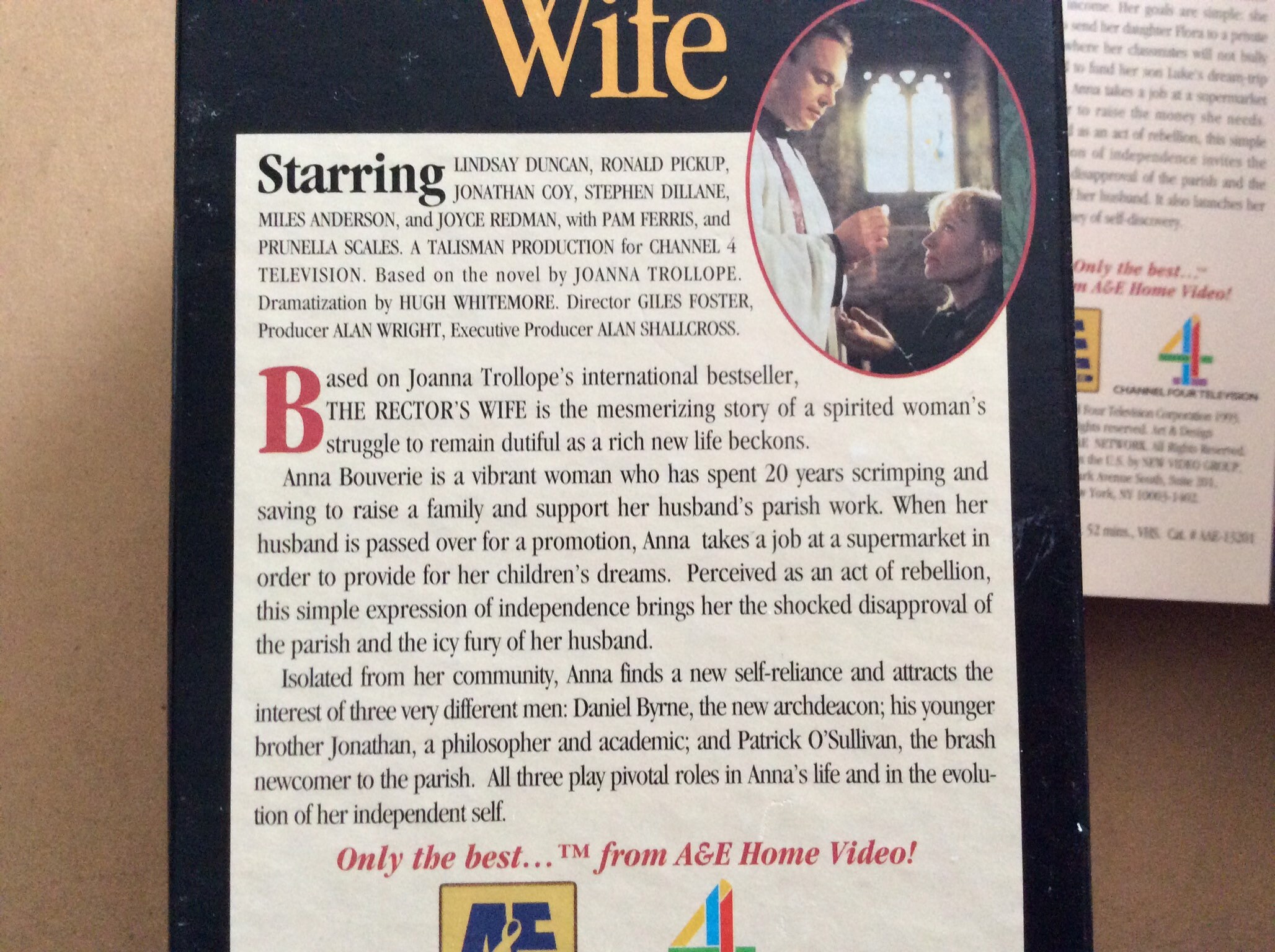 1993/94 A&E the Rectors Wife VHS Box Set, Volume 1-4, Color - Etsy 