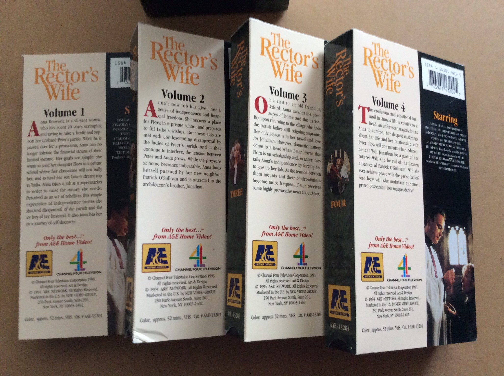 1993/94 A&E the Rectors Wife VHS Box Set, Volume 1-4, Color - Etsy 