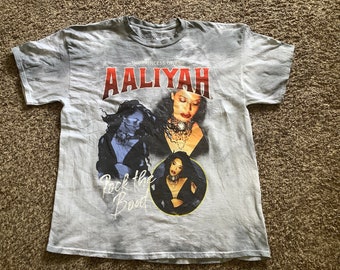 2001 AALIYAH “Rock the Boat” Tee Shirt, Size XL, The Princess of R&B