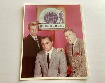 1960’s The Man From UNCLE TV Show Promo Photo, Group Photo, 8x10